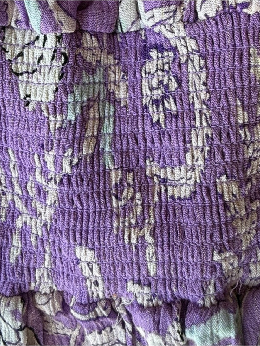 Lavender Floral Dress - Picture 8 of 12